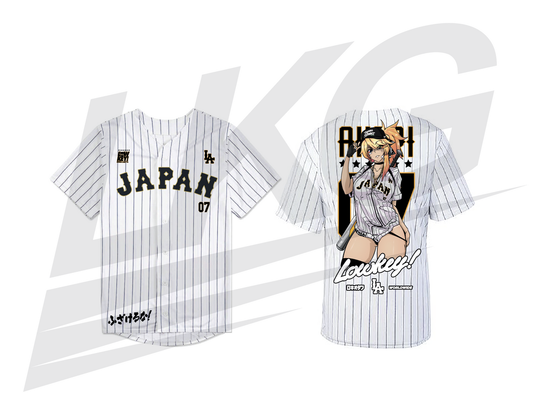 LOWKEY! "TEAM AKARI" BASEBALL JERSEY V2