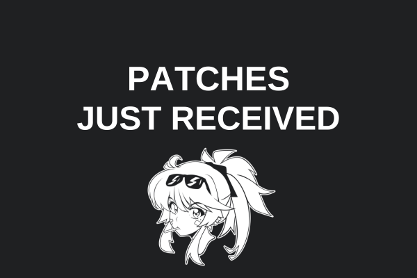 Patches Just Arrived