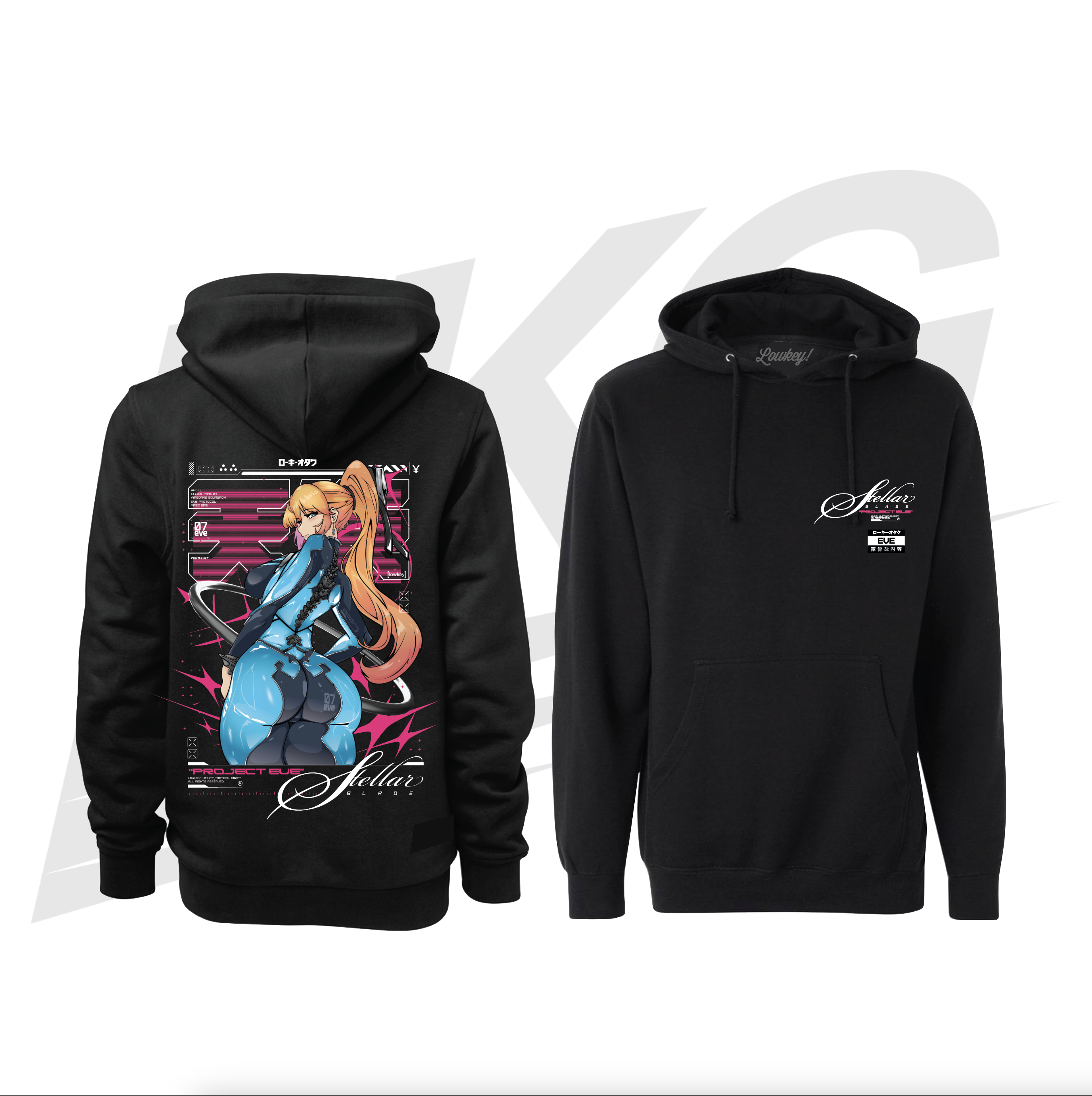 LOWKEY! "PROJECT EVE X SAMUS" ZEROSUIT HOODIE
