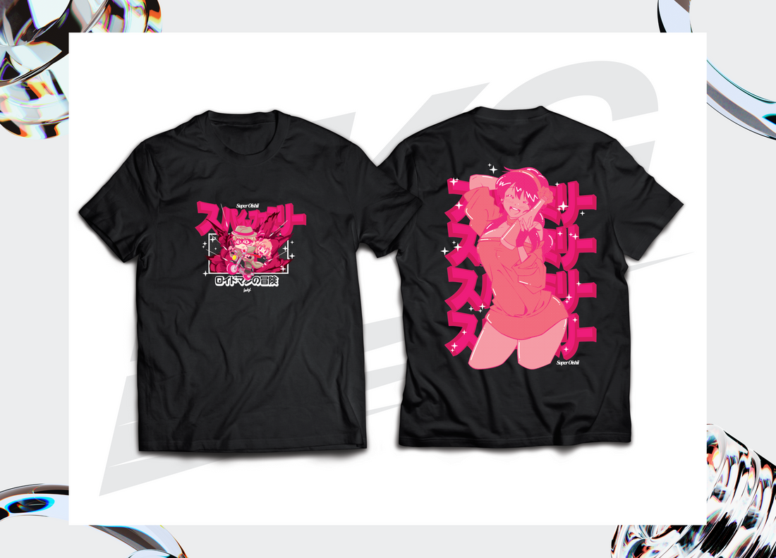LOWKEY! "SUPER OISHII" TEE - BLACK