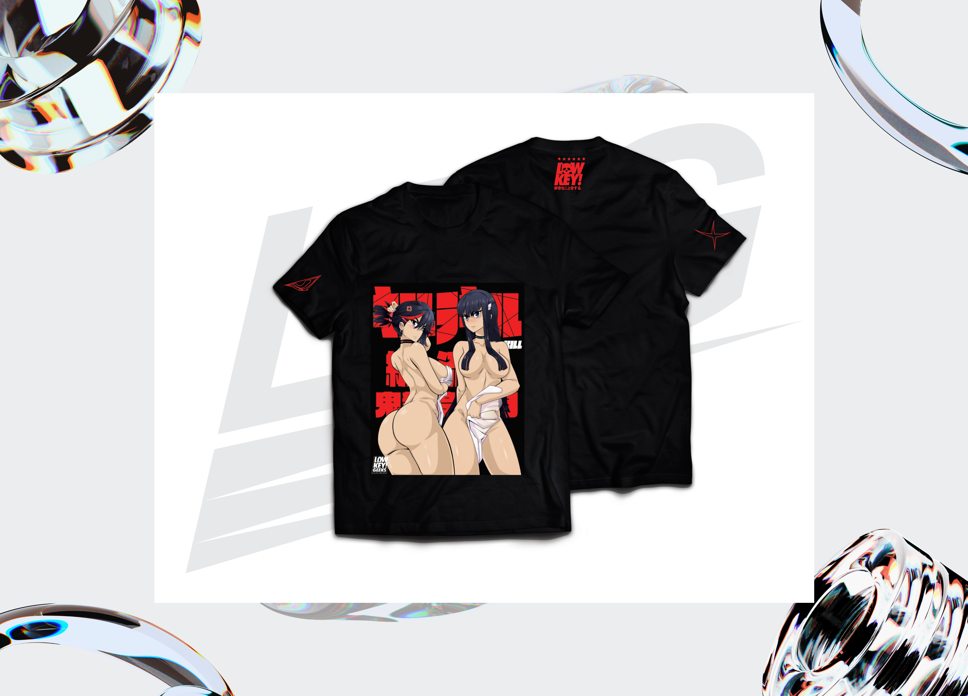LOWKEY! "ONSEN! RYUKO & SATSUKI" TEE