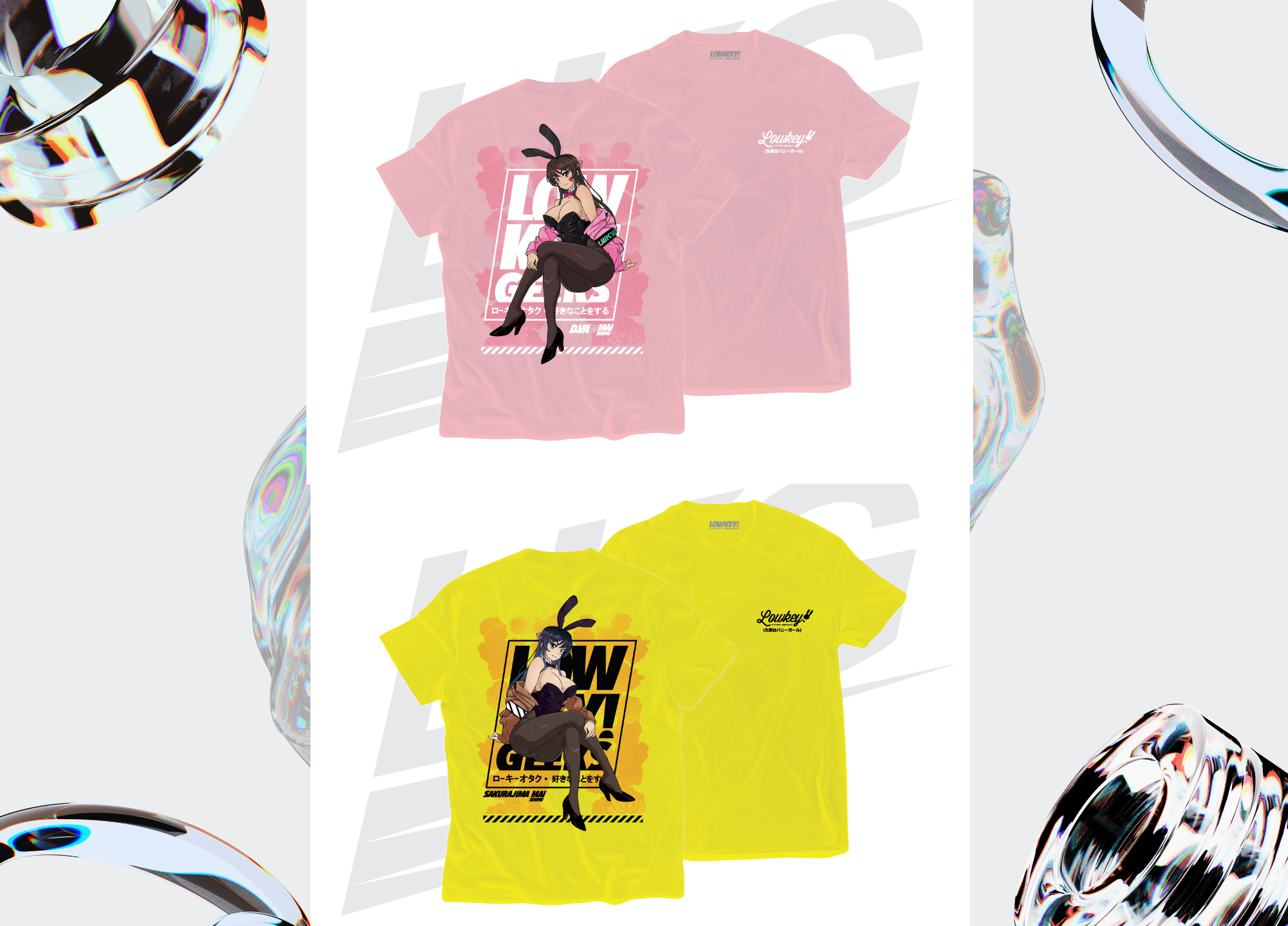 LOWKEY! Bunny Senpai Tee's