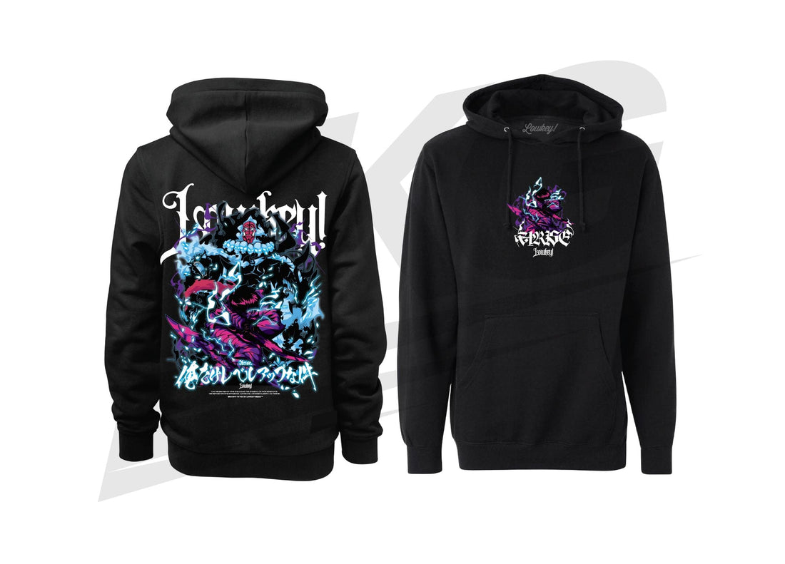 LOWKEY! "ARISE" SOLO LEVELING HOODIE - BLACK