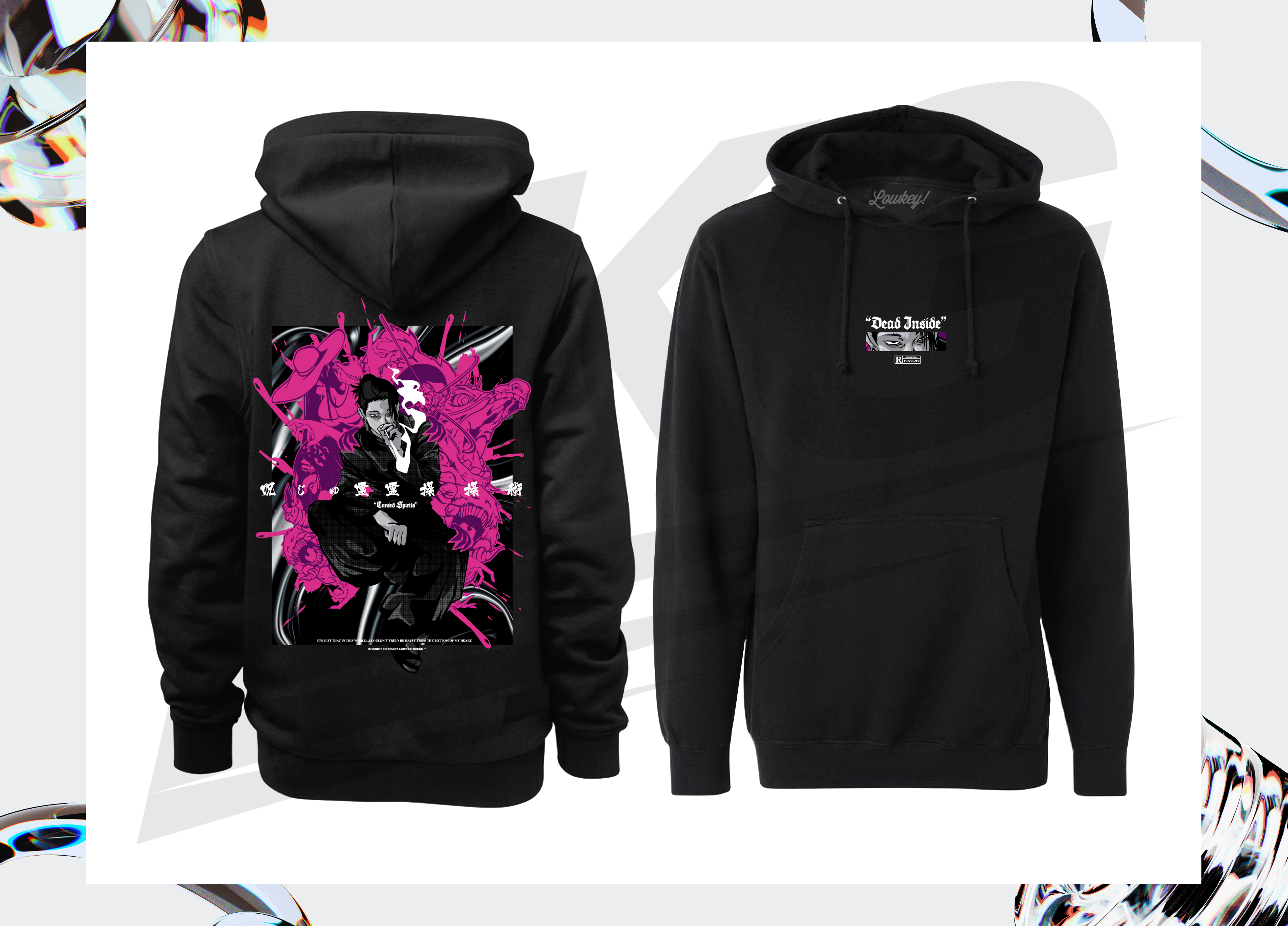 LOWKEY! "CURSED SPIRIT" HOODIE