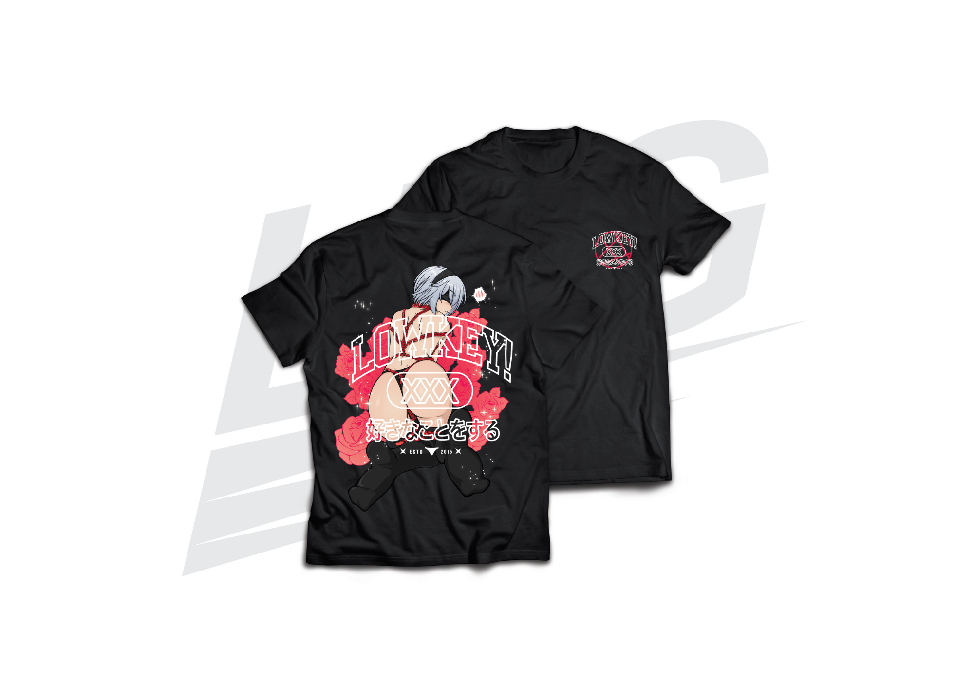 LOWKEY! ILLUST. "SHIBARI 2B" TEE
