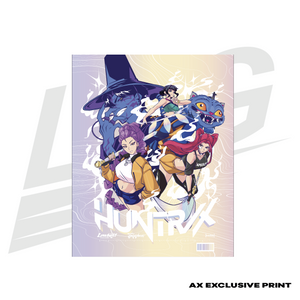 AX EXCLUSIVE ART PRINT -  LOWKEY! "TAKEDOWN" HUNTRIX VS SAJA PRINT