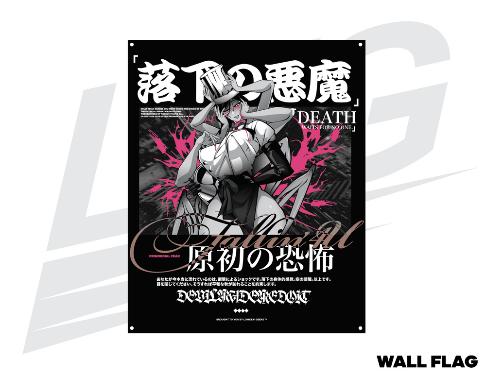 ***SPECIAL RELEASE!*** ~ LOWKEY! "FALLIN' 4 U" CSM WALL FLAG