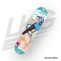 LOWKEY! "SUMMERTIME LUNA" TAG TEAM SKATE DECK