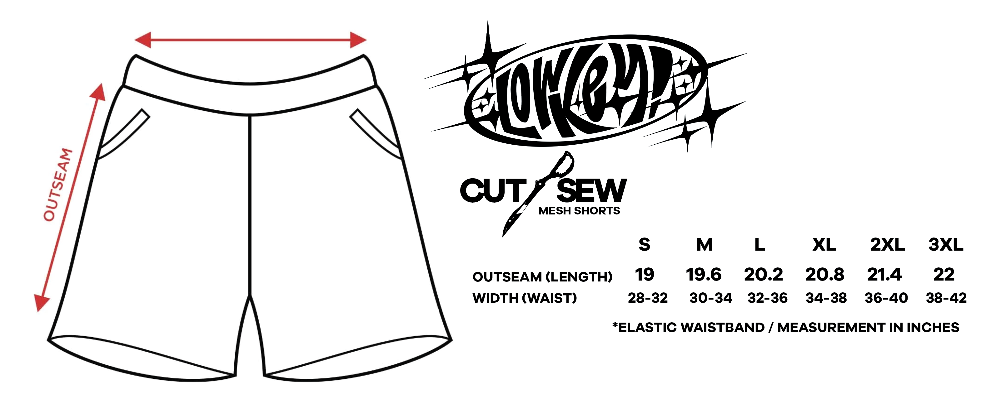 LOWKEY! "CURRY VS MIDORIMA" MESH SHORTS