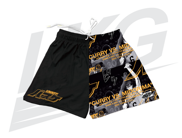 LOWKEY! "CURRY VS MIDORIMA" MESH SHORTS