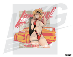 LIMITED EDITION ART PRINT - LOWKEY! MADAME PREZ X RARI VINTAGE PRINT