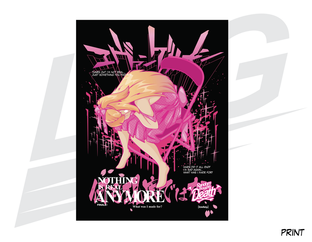 LIMITED EDITION ART PRINT - LOWKEY! "EXISTENTIAL CRISIS" PRINT