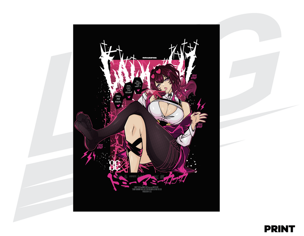 LIMITED EDITION ART PRINT - LOWKEY! SWW "DOMMY MOMMY" KAFKA PRINT