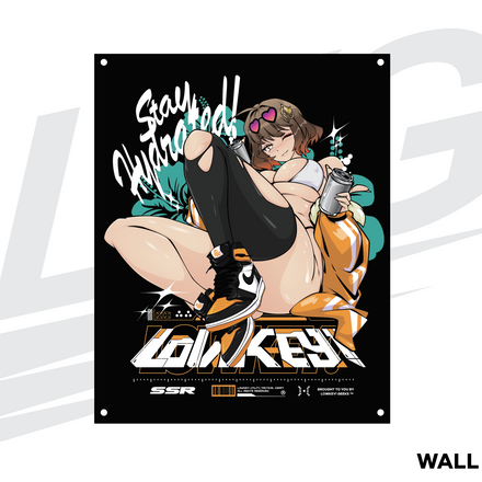 ***SPECIAL RELEASE!*** ~ LOWKEY! HYPEBAE ANIS WALL FLAG