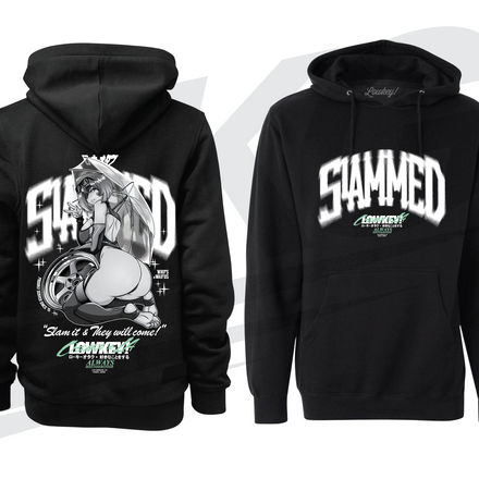 LOWKEY! "SLAMMED" 2B HOODIE - BLACK