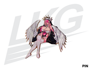 LOWKEY! "THOTS & PRAYERS” JUMBO PIN - GLOW