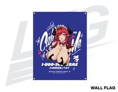***SPECIAL RELEASE!*** ~ LOWKEY! "CALL ME FOR A GOOD TIME" SUCCUBAE WALL FLAG