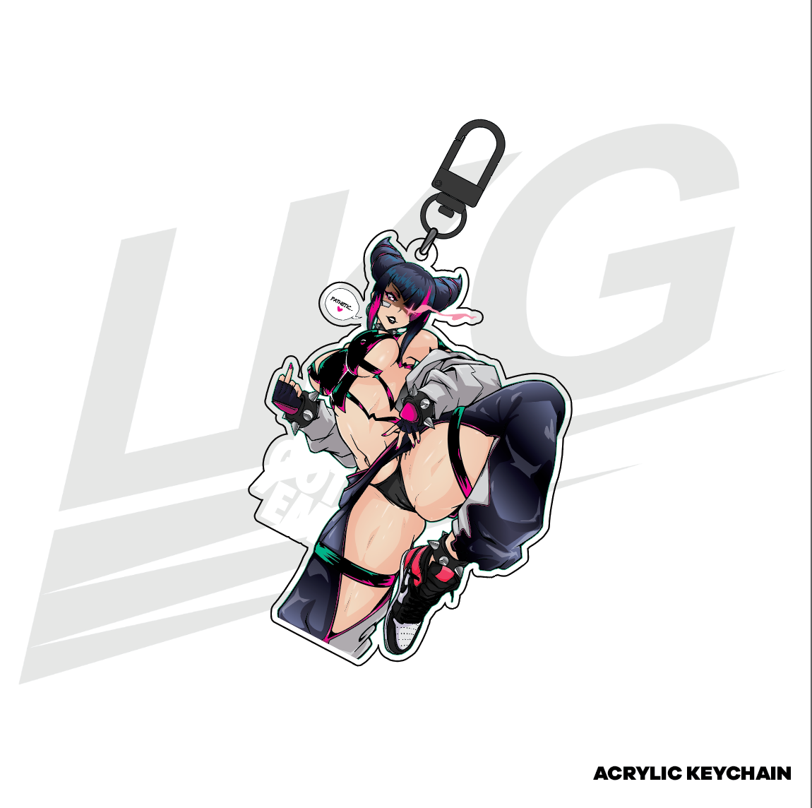 LOWKEY! "HYPE JURI" KEYCHAIN