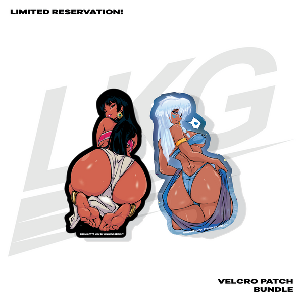 LOWKEY! "CHEL & KIDA" VELCRO PATCH - BUNDLE