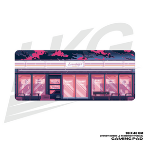 LOWKEY! KONBINI LO-FI (MIDNIGHT VER) GAMING MOUSE PAD - XXL