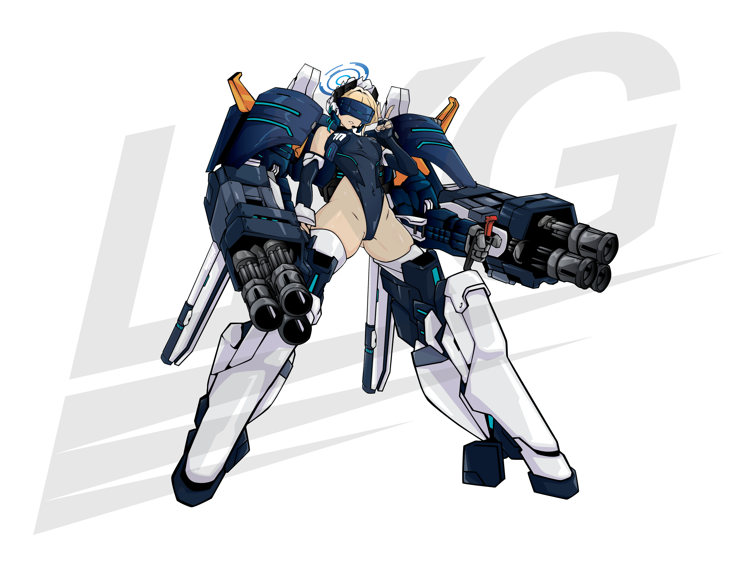 LOWKEY! "HEAVYARMS X TOKI" MG DIE CUT