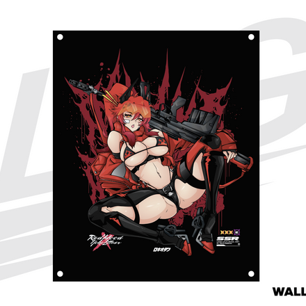 ***SPECIAL RELEASE!*** ~ LOWKEY! "REDHOOD X YOKO" WALL FLAG