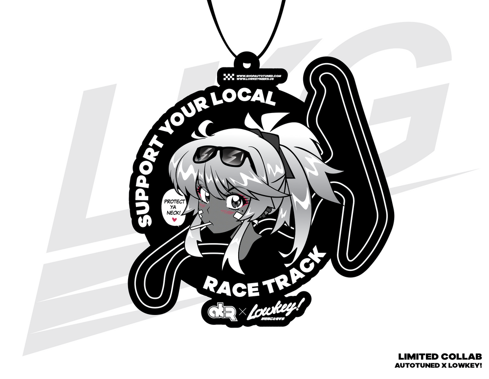 LIMITED COLLAB! ~ AUTOTUNED x LOWKEY! "SUPPORT YOUR LOCAL RACE TRACK" AIR FRESHENER