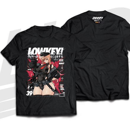 LOWKEY! ISSUE NO.39 "SWIMSUIT RAPI" SR TEE - BLACK