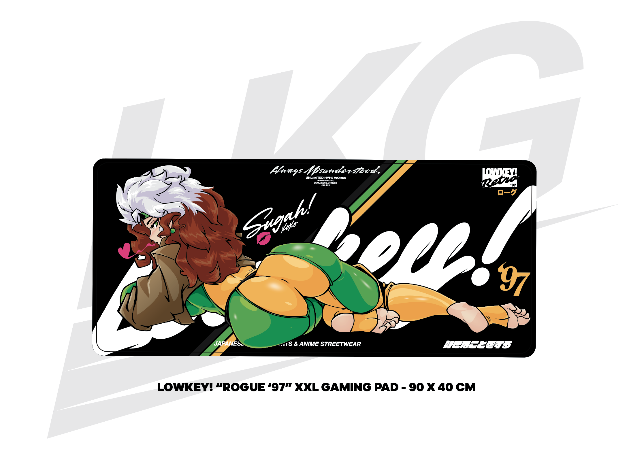 LOWKEY! "ROGUE '97" GAMING MOUSE PAD - XXL