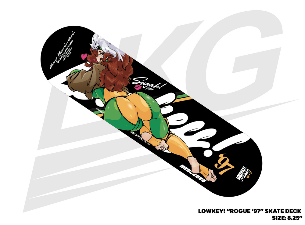 LIMITED 1/100 ~ LOWKEY! "ROGUE '97" SKATE DECK
