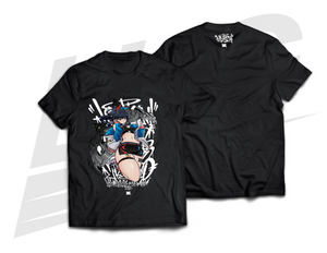 LOWKEY! "ALWAYS MISUNDERSTOOD" HYPE RIKKA TEE - BLACK