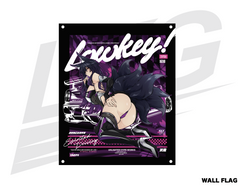 ***SPECIAL RELEASE!*** ~ LOWKEY! "RACE QUEEN MUSASHI" WALL FLAG