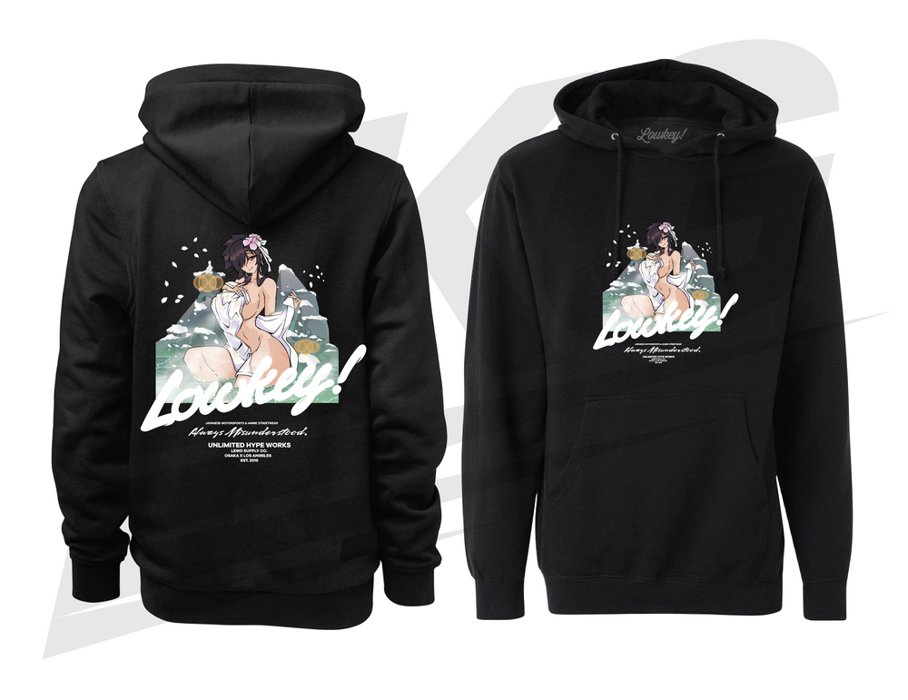 LOWKEY! "ONSEN TIFA" HOODIE - BLACK
