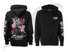 LOWKEY! "AKARI THE HELLDIVER" HOODIE - BLACK