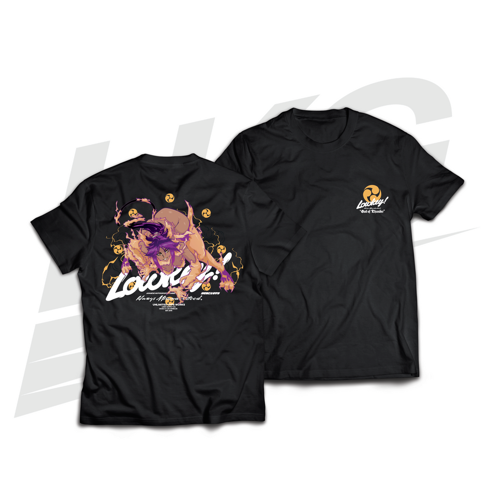 ***ONLY 3 DAYS TO PRE-ORDER!*** ~ LOWKEY! "RAIJIN" YORUICHI TEE - BLACK (OG VER)