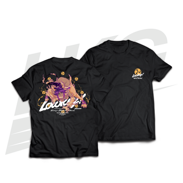 ***ONLY 3 DAYS TO PRE-ORDER!*** ~ LOWKEY! "RAIJIN" YORUICHI TEE - BLACK (OG VER)