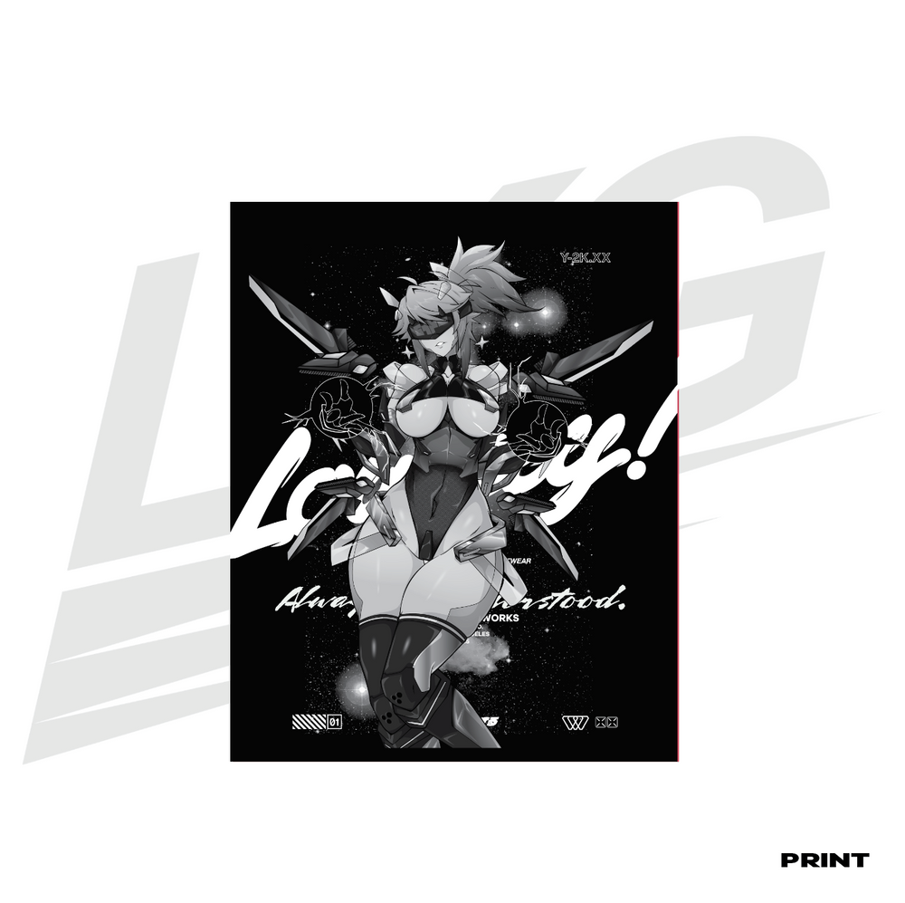 *UNRELEASED EDITION* -  LOWKEY! "AREA-51:CHAN VALKYRIE" PRINT