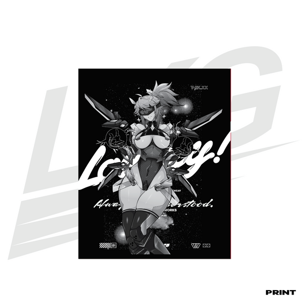 *UNRELEASED EDITION* -  LOWKEY! "AREA-51:CHAN VALKYRIE" PRINT