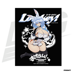 LIMITED EDITION ART PRINT -  LOWKEY! "OKAERI" PEKOMAMA PRINT