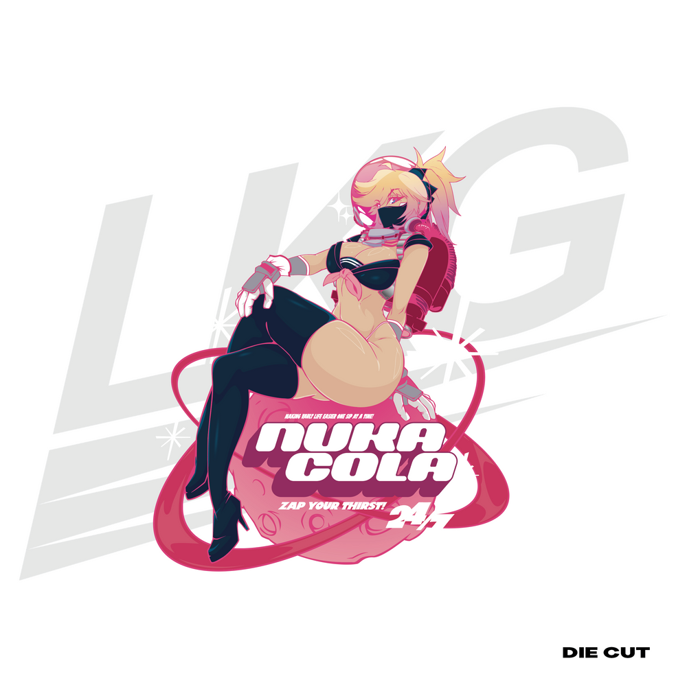 LOWKEY! "NUKA COLA" AKARI DIE CUT