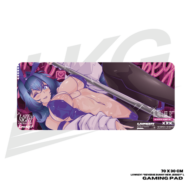 LOWKEY! "REVERSE BUNNY NEW JERSEY" GAMING MOUSE PAD