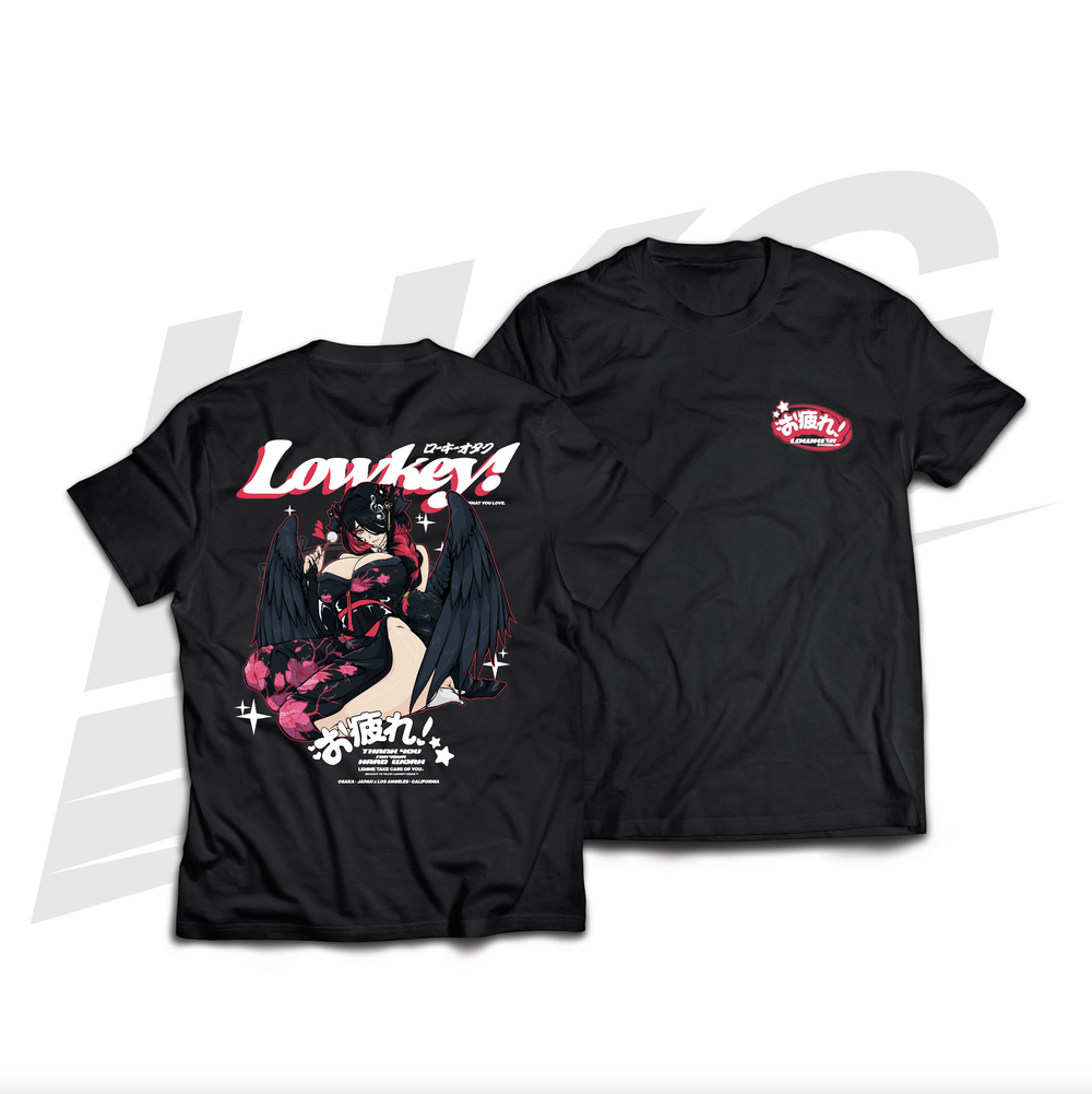 LOWKEY! "OTSUKARE" MAMARISSA TEE - BLACK