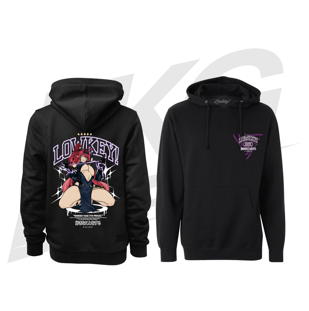 LOWKEY! YINLIN SSR HOODIE - BLACK