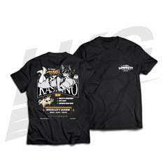 LOWKEY! "GRADE A5 WAIFU" KASHINO TEE - BLACK