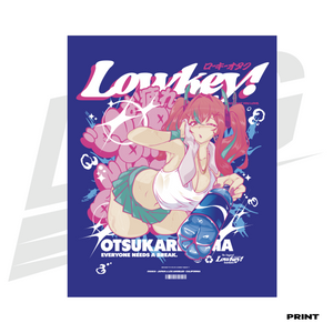 LIMITED EDITION ART PRINT -  LOWKEY! "EVERYONE NEEDS A BREAK" BREMERTON PRINT - ROYAL