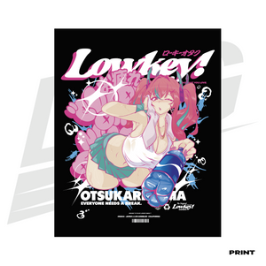 LIMITED EDITION ART PRINT -  LOWKEY! "EVERYONE NEEDS A BREAK" BREMERTON PRINT - BLACK