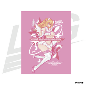 LIMITED EDITION ART PRINT -  LOWKEY! "YOU'RE MY ANGEL" LILIEL PRINT