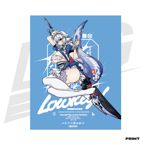 LIMITED EDITION ART PRINT -  LOWKEY! "ELLEN JOE X GURA" ZZZERO PRINT