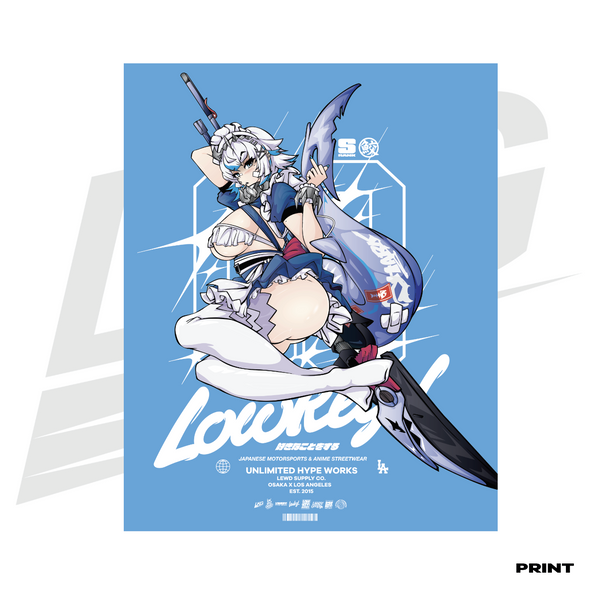 LIMITED EDITION ART PRINT -  LOWKEY! "ELLEN JOE X GURA" ZZZERO PRINT