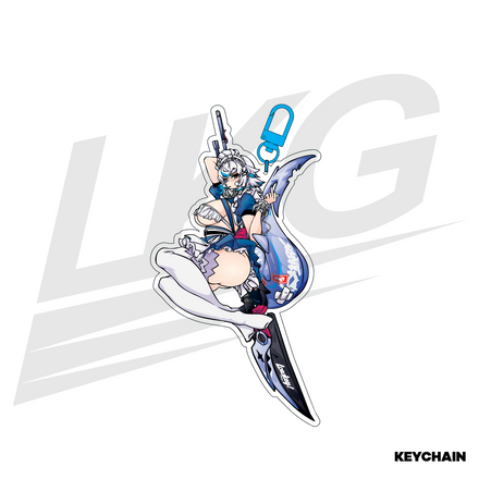 LOWKEY! "ELLEN JOE X GURA" ZZZERO KEYCHAIN